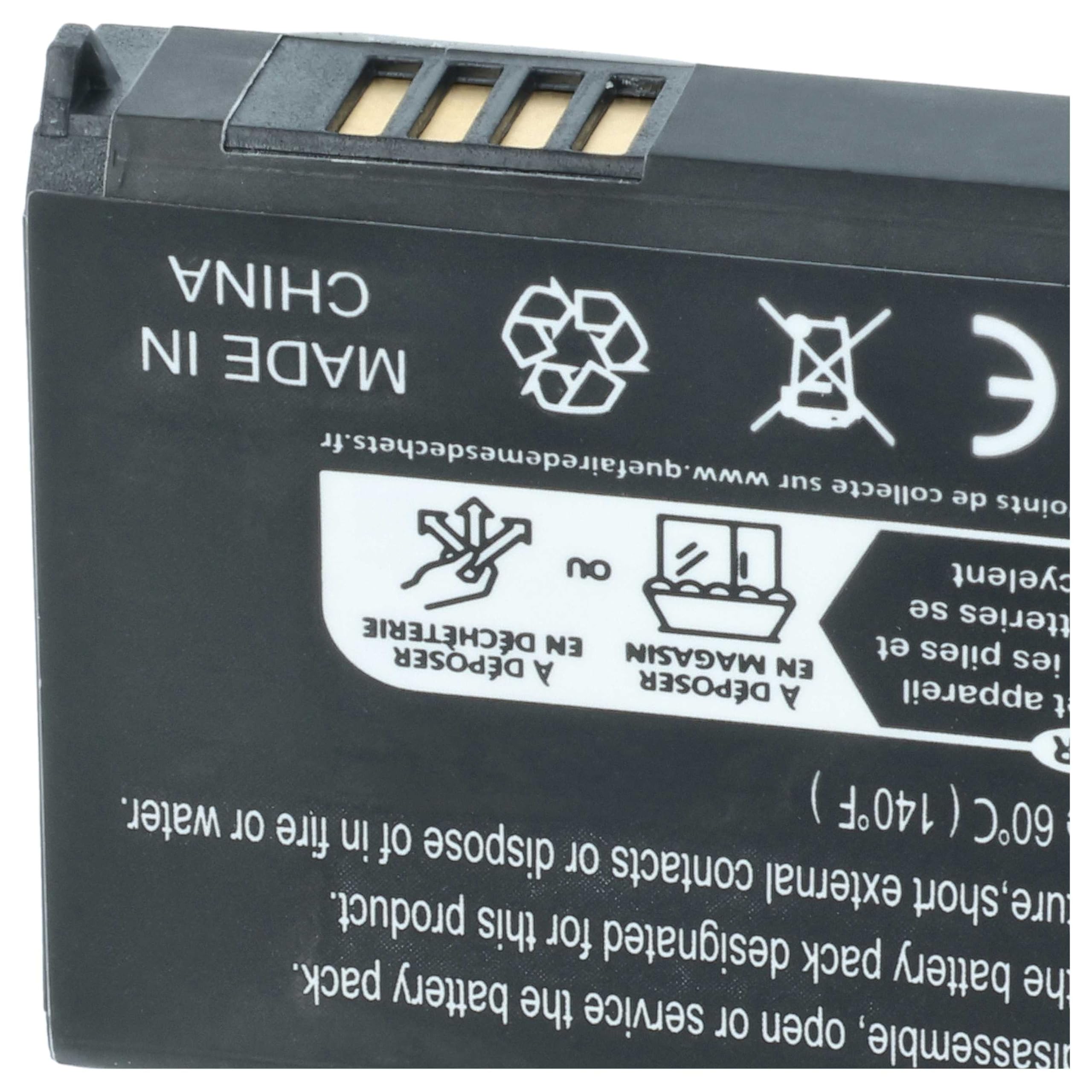vhbw 1x batteria compatibile con Garmin Zumo 660LM, 650, 210 CE, 600, 660, 220, 665LM, 665, 210 navigatore GPS (1880mAh, 3,7V, Li-Ion)