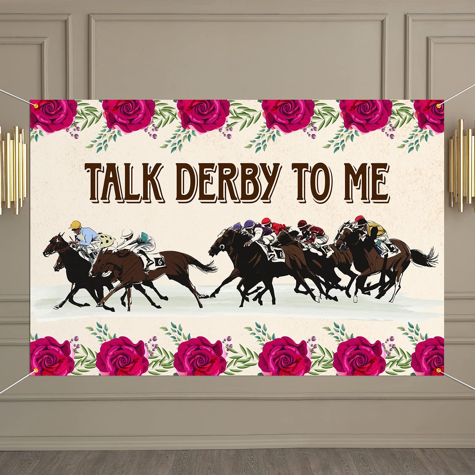 Horse Racing Game Party BackdropHorse Racing