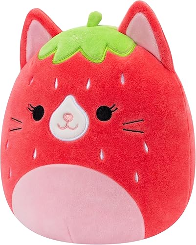 Miniatura 2 de Squishmallows Original Olma Strawberry Cat de 8 pulgadas - Peluche oficial de Jazwares