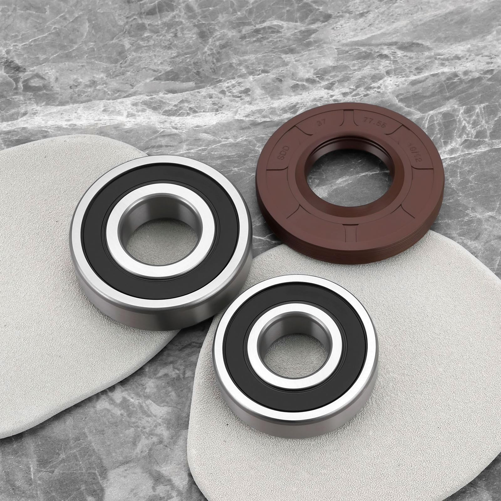 1 Set Dichtungssatz für Unterlegscheibenwannenlager Ersatzteil DC62-00223A DC97-15328A DC97-15328F Kompatibel mit Samsung Kompatibel mit Kenmore