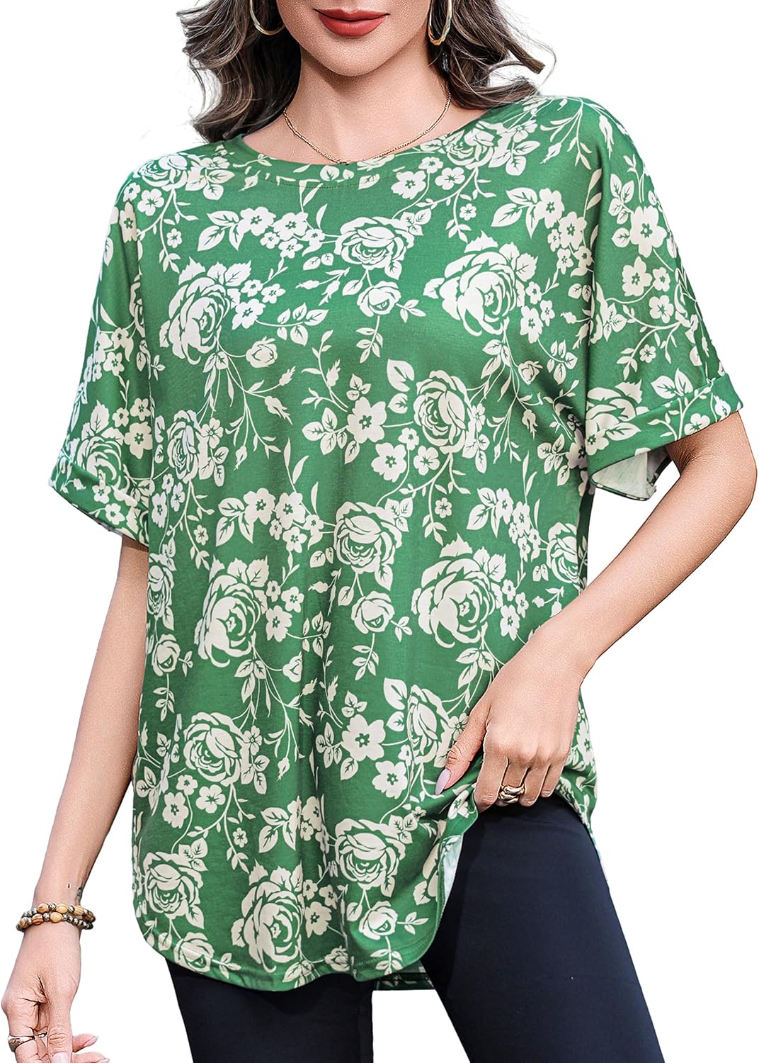 Totatuit Women's Oversized Graphic T-Shirt just $14.99 at Amazon