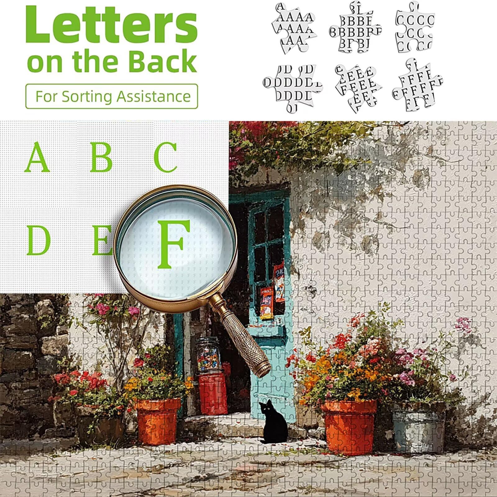 Planter Puzzle 2000 pièces Adultes, Puzzle Bois 99x70cm, Adultes Jeu éducatif Défi énigme avec Une Boîte d'emballage Exquise, Jeu Relaxant Détente Collection, Cadeau Fille, Decoration, (Chat) 3-7272