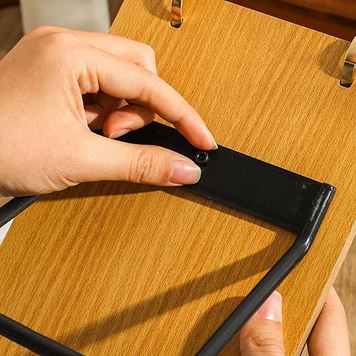 Miniatura 9 de Calendario de escritorio 2022-2023  Calendario de escritorio plegable de pie para uso hasta diciembre de 2023, calendario mensual de madera