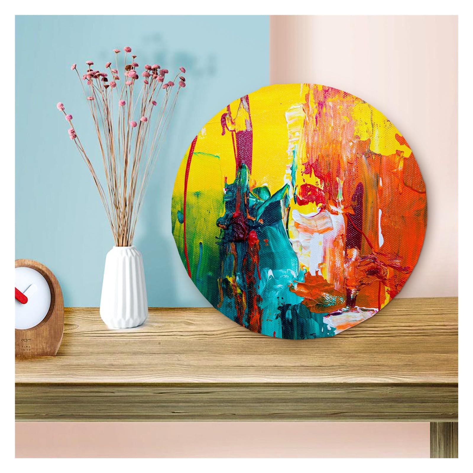 4 Stück Leinwand-Platten Für DIY