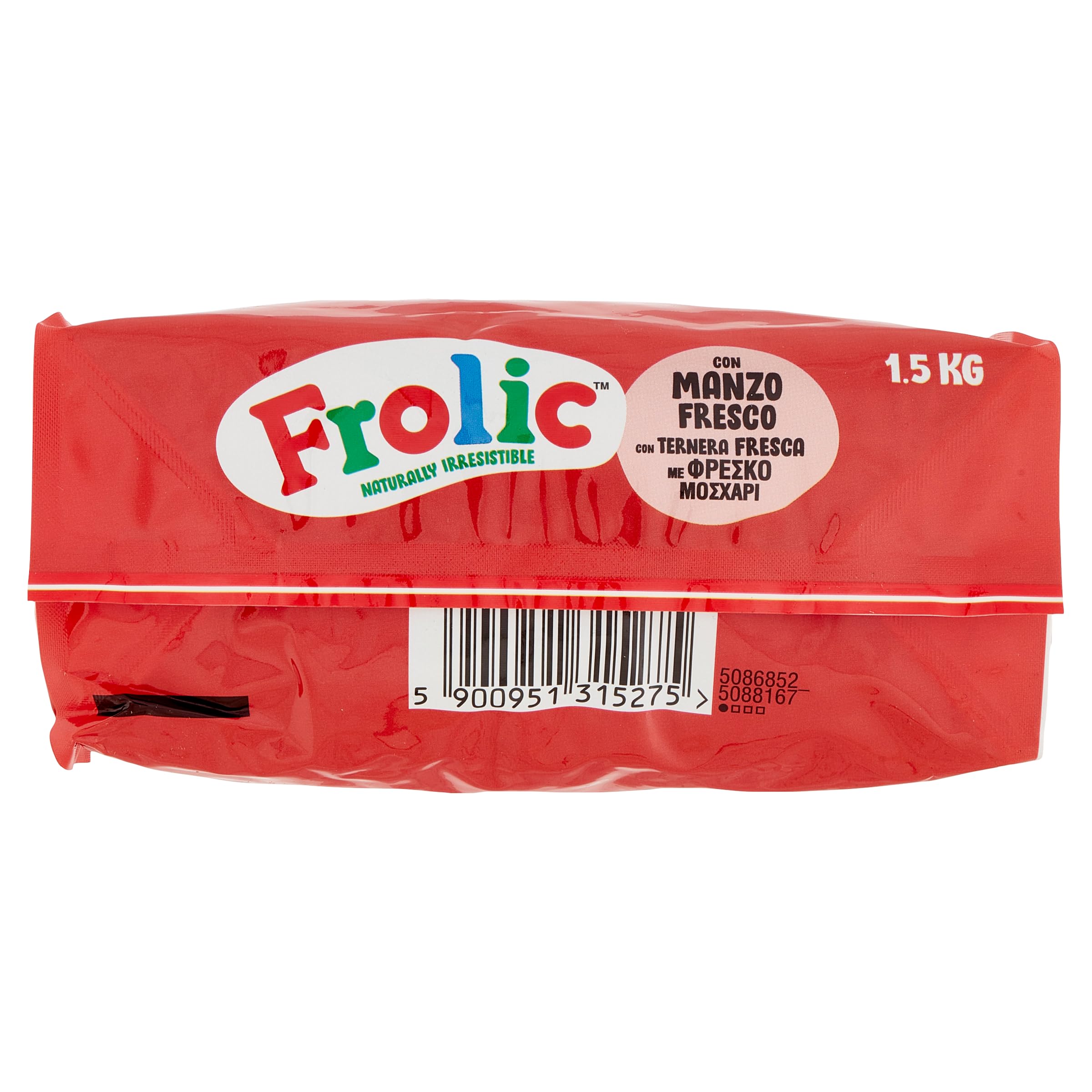 Frolic Complete Croccantini per Cane, cibo secco al gusto di Manzo, Carote, e Cereali, 4 Sacchi da 1,5 kg