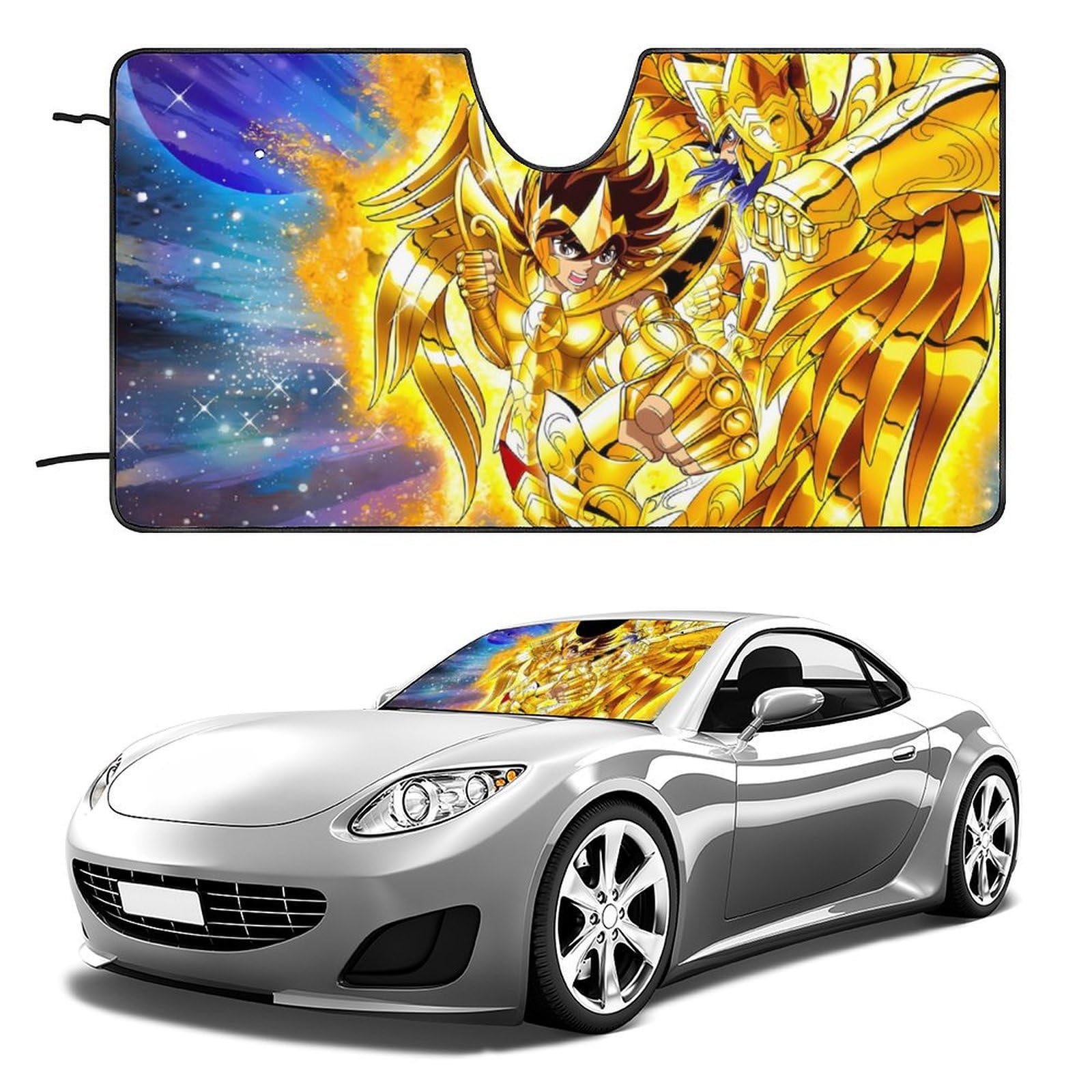 聖闘士星矢　カーシェイド Amazon.co.jp: 聖闘士星矢 車用サンシェード 遮光 断熱 人気 カー用品