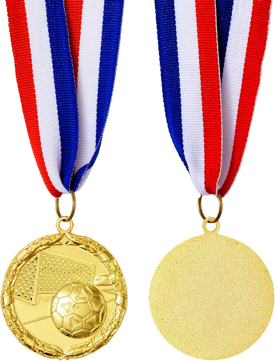 Juvale 24 Pack Soccer Trophies and Medals for Awards for Kids, Adults, Participation, Party Favors, Sports Competitions