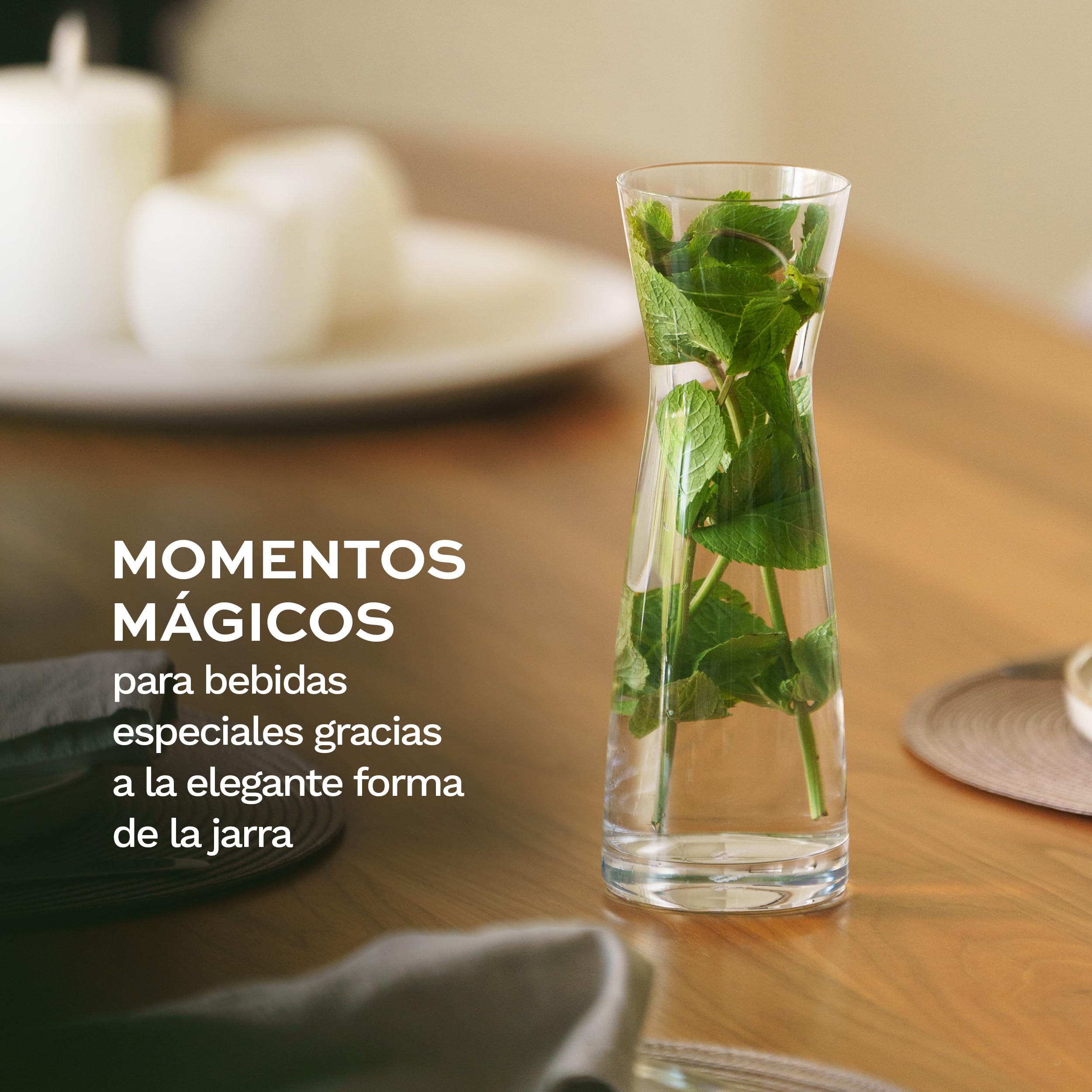 Stölzle Lausitz Jarra Universal 6 x 250 ml – Elegante jarra de cristal sin plomo para agua zumo leche o licores – Apta para lavavajillas – Alta calidad alemana – Cristal resistente y claro | Jarra para agua, zumo, leche y licores, cristal sin plomo y apto