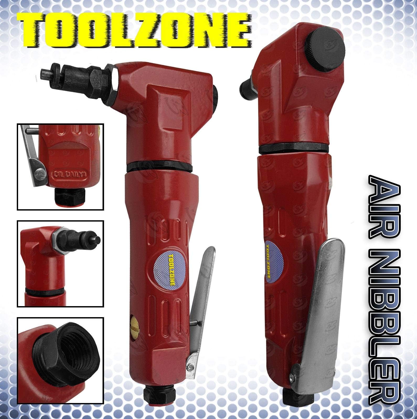 Heavy Duty Air Nibbler Cutter Shear Sheet Metal Pneumatic Panel Cutting Tool