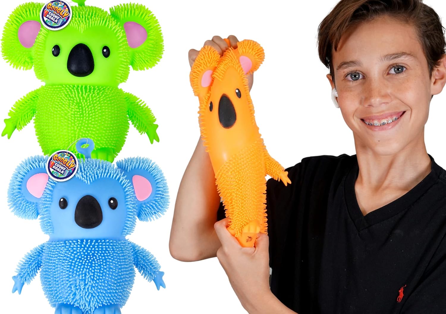 JARU Koala Bear Pets Stretchy Squishy Fidget Toy (2 Koalas