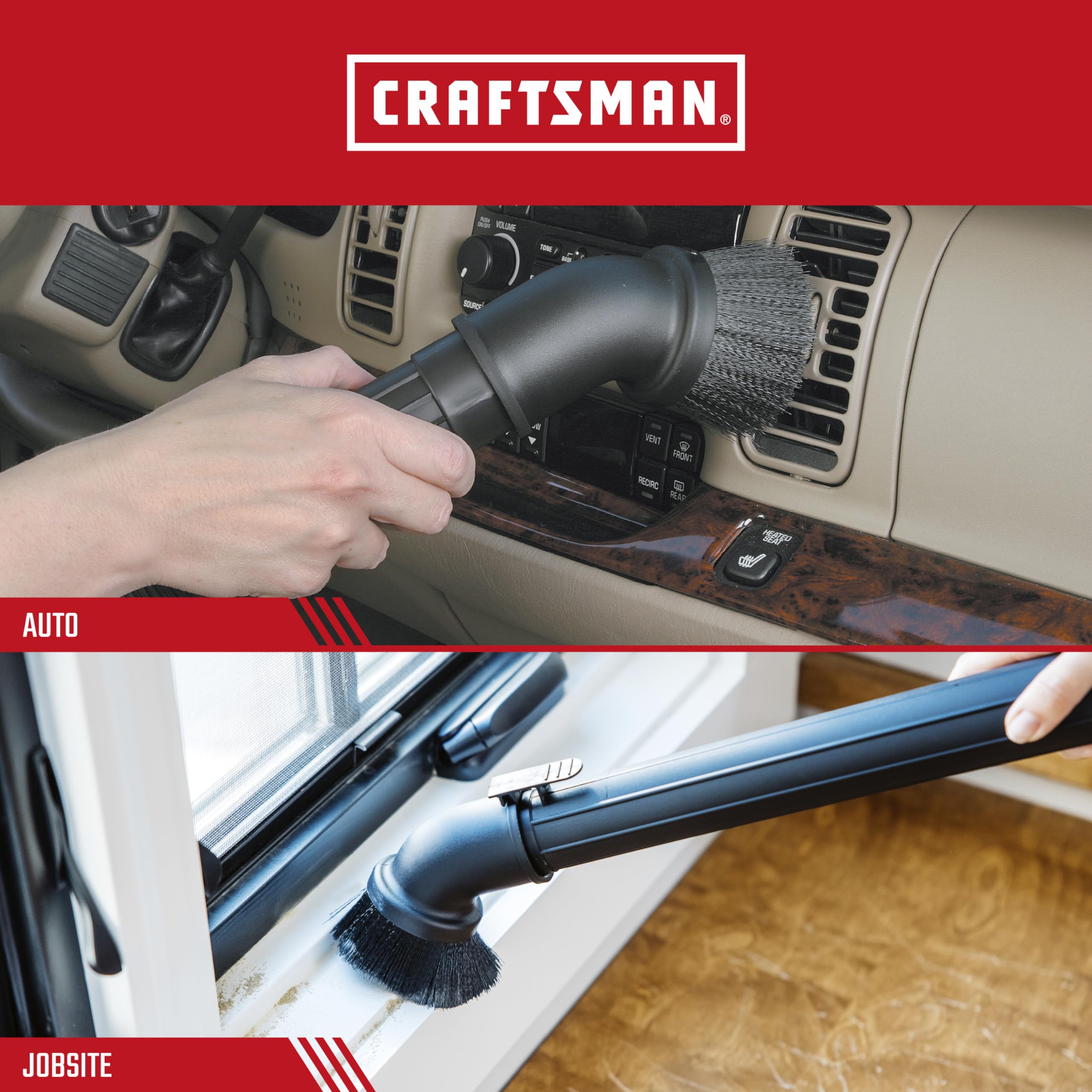 プレストマン CRAFTSMAN 1-7/8 inch Dusting Brush Attachment for Shop Vacuums