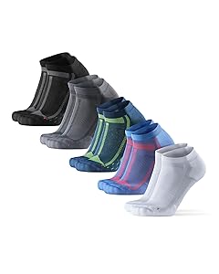 DANISH ENDURANCE Calcetines de Running Hombre, Antideslizantes, Calcetines Antiampollas, Hombres y Mujeres, 5 Pack - Oferta -46%