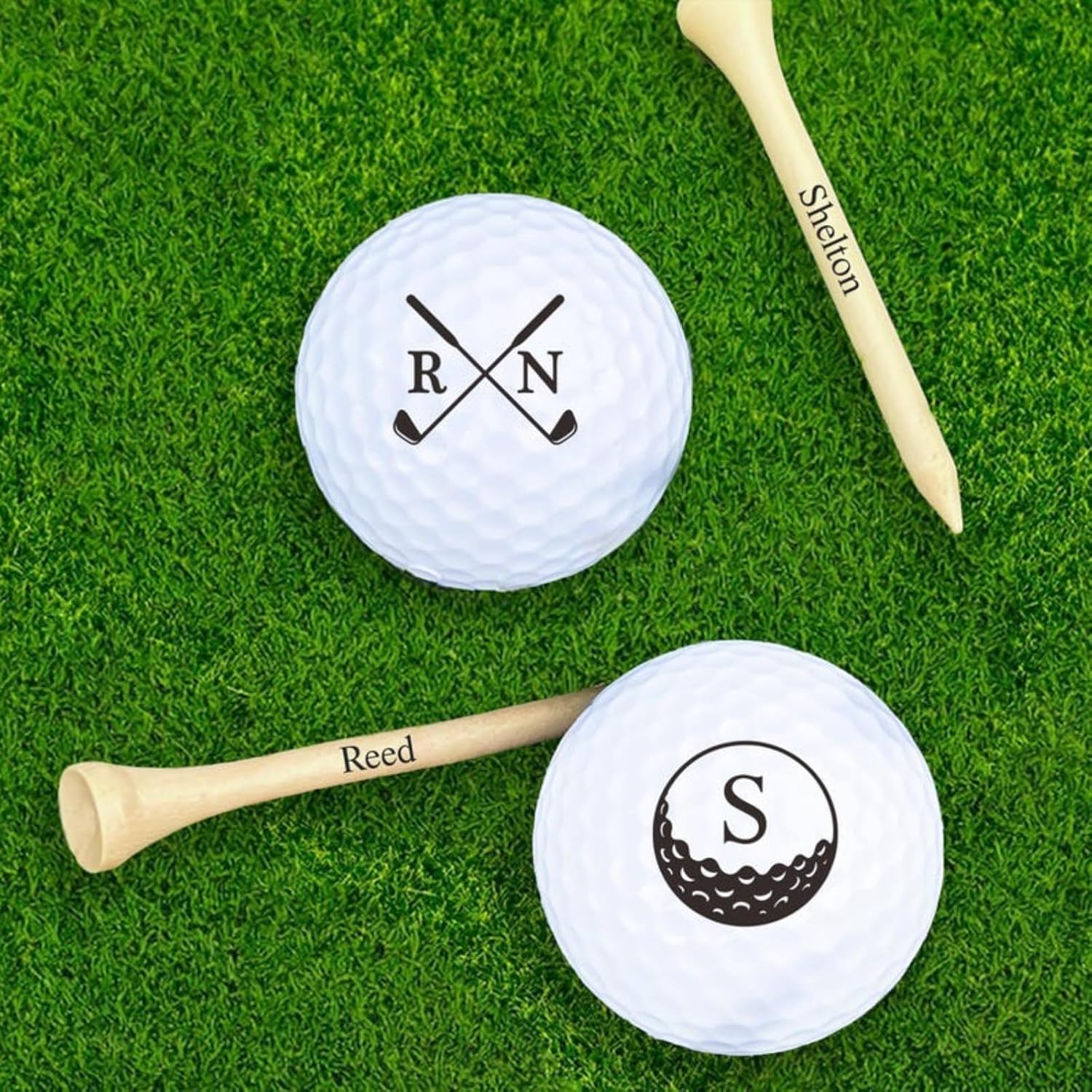 Custom Golf Balls,Personalized Golf Balls,Customized Monogrammed & Name Golf Ball,Gift for Husband,Golfer Gifts for Men,Fathers Day,Birthdays,Christmas,Wedding Gift