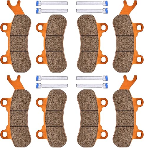 Miniatura 5 de Pastillas de freno para Can-Am Maverick X3 & X3 Max 4x4 XRS DPS Maverick Sport Trail 800 1000 2017-2025, 4 juegos pastillas de freno delanteras y