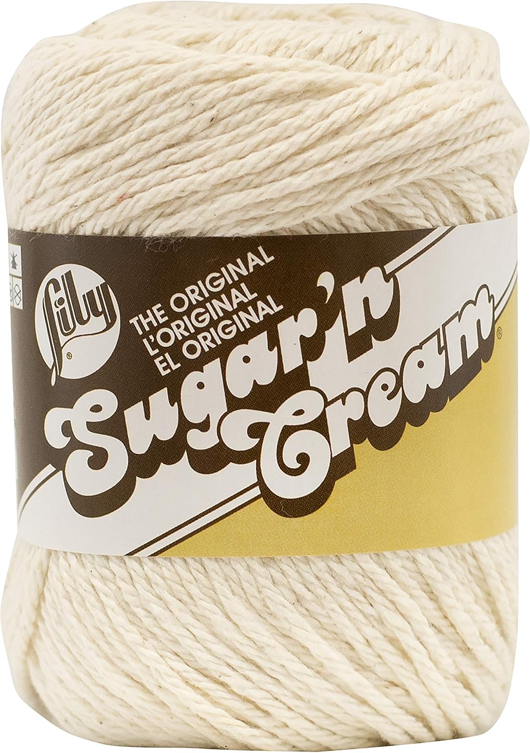Lily Sugarn Cream Yarn Bulk Buyolids (6-Pack) Ecru 102001-46