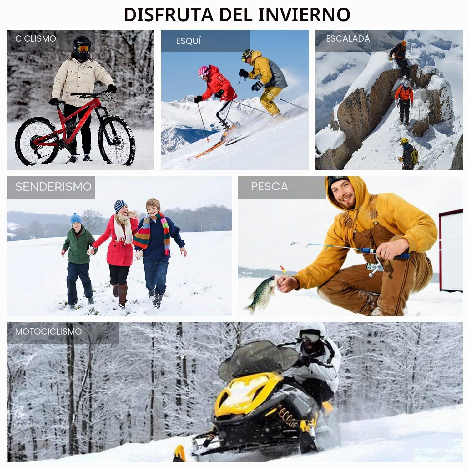 Calcetines Térmicos para Hombre Mujer Batería Recargable Calcetines Eléctricos en Invierno Frío Calcetines Térmicos para Caza Camping Esquí Senderismo Pesca Montar Motociclismo