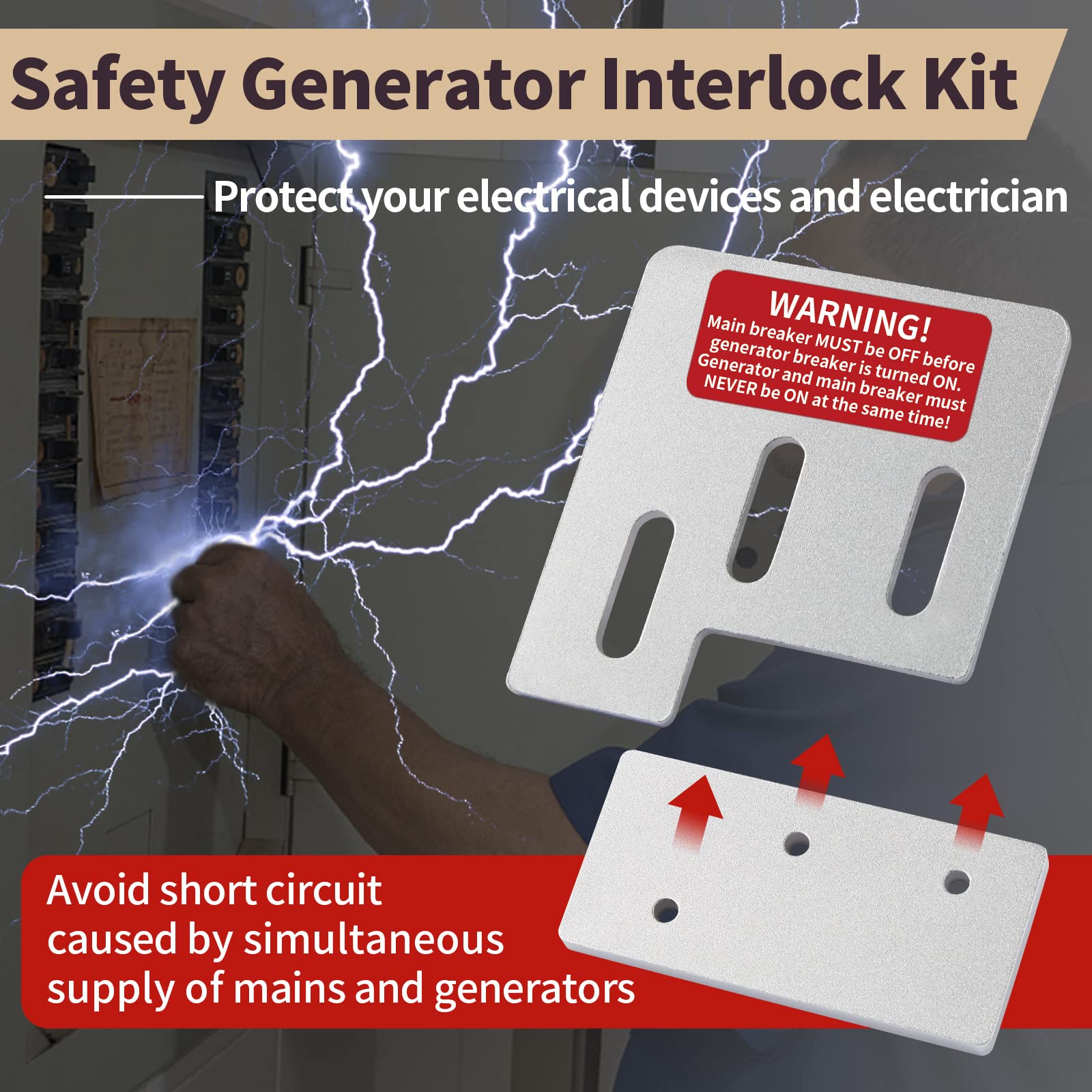 Buy Generator Interlock Kit Compatible w/ Square D QO & Homeline 150 or