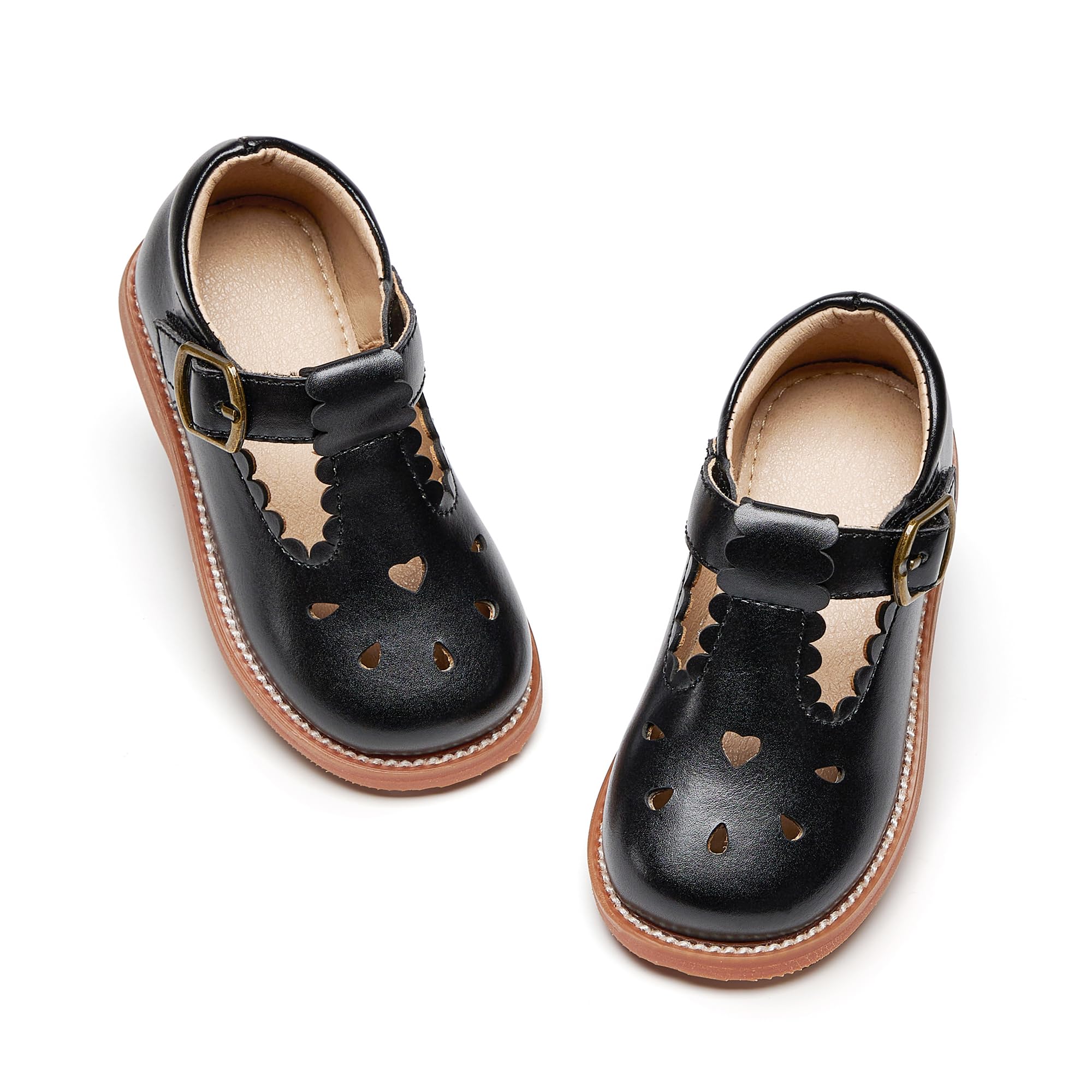 Otter MOMO Toddler Little Girls Oxford Mary Jane School Uniform Dress Shoes