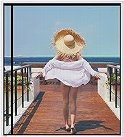 Vista 10 de WochiTV Malla Reversible para Puerta Mosquitera se Ajusta a Puerta de Tamaño 32 x 82, Apertura Lateral Izquierda o Derecha Puerta Mosquitera