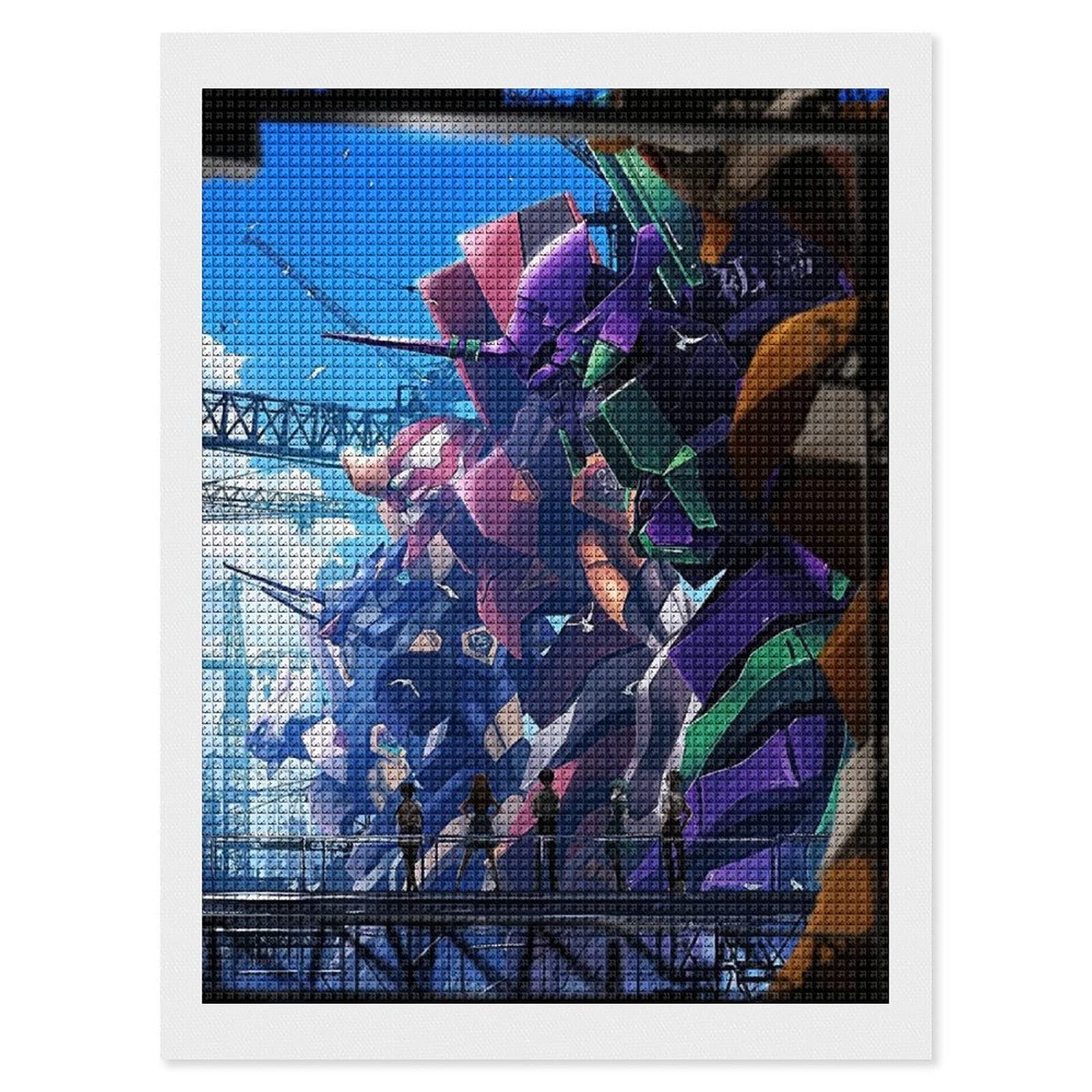 ＊ダイヤモンドアート＊ Amazon | ダイヤモンドアート 新世紀エヴァンゲリオン ダイヤモンド