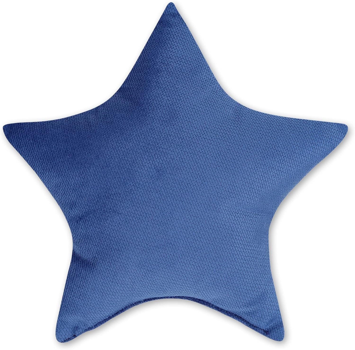 Totsy Baby Cojines Decorativos para Sofa Almohada Estrella 30 cm - Cojin Bebe habitación Cojines Infantiles Almohada Bebe Tercipelo Azul Oscuro