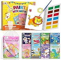 ZMLM 24 Water Coloring Books Bulk for Kids Ages 4-8 - Easter Party Favors, Basket Stuffers, Mini Toddler Goodie Bags, Classroom Prizes (Classic Themes)