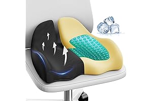 Comfort Enhance Memory Foam Gel Seat Cushion For Office Chair