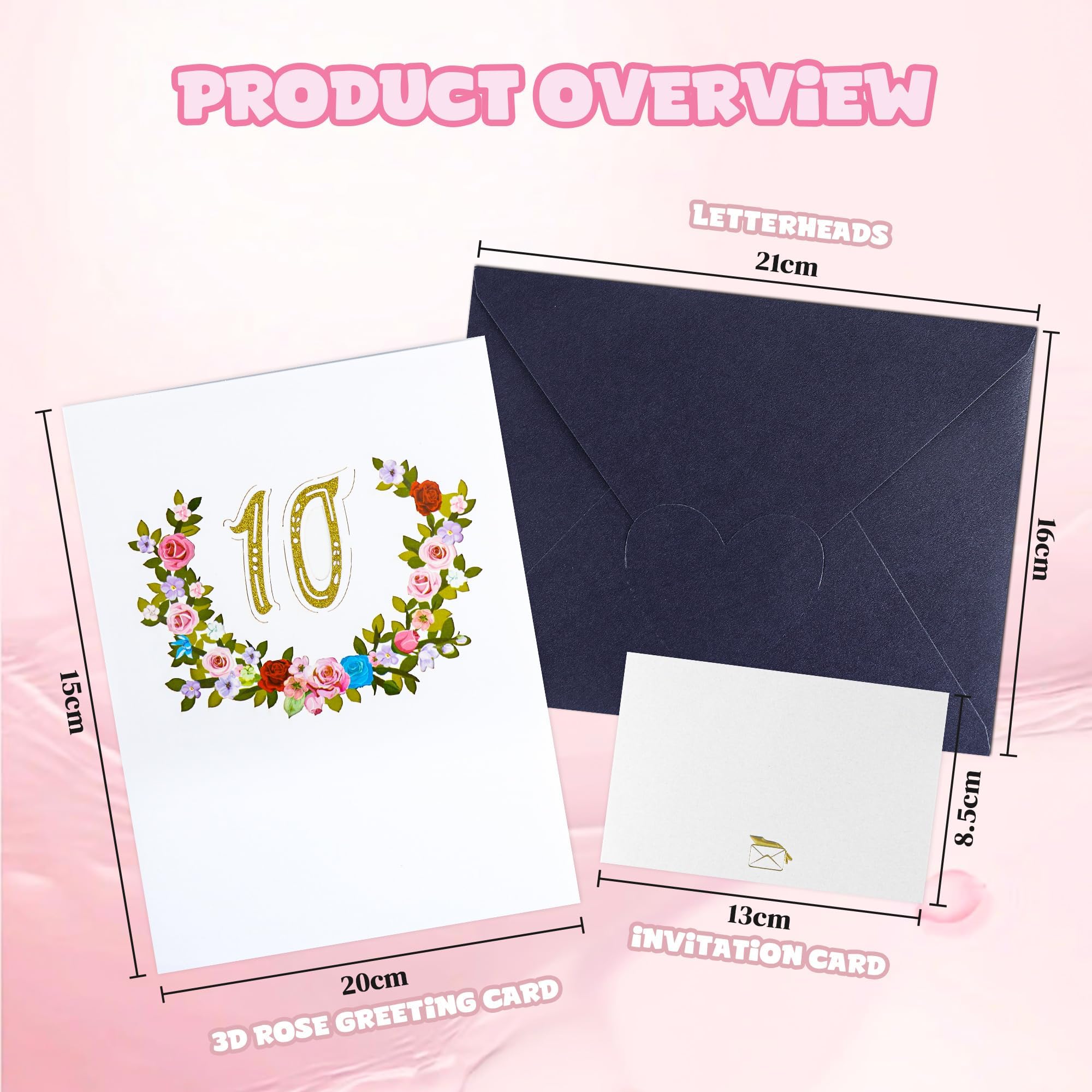 3D Birthday Card, Pop Up Birthday Card, Pop Up 3D Cards Birthday, Wedding Anniversary Card With Envelope, Creative Anniversary Greeting Cards For Folding, For Family, Friends, Children, Lovers - View #7