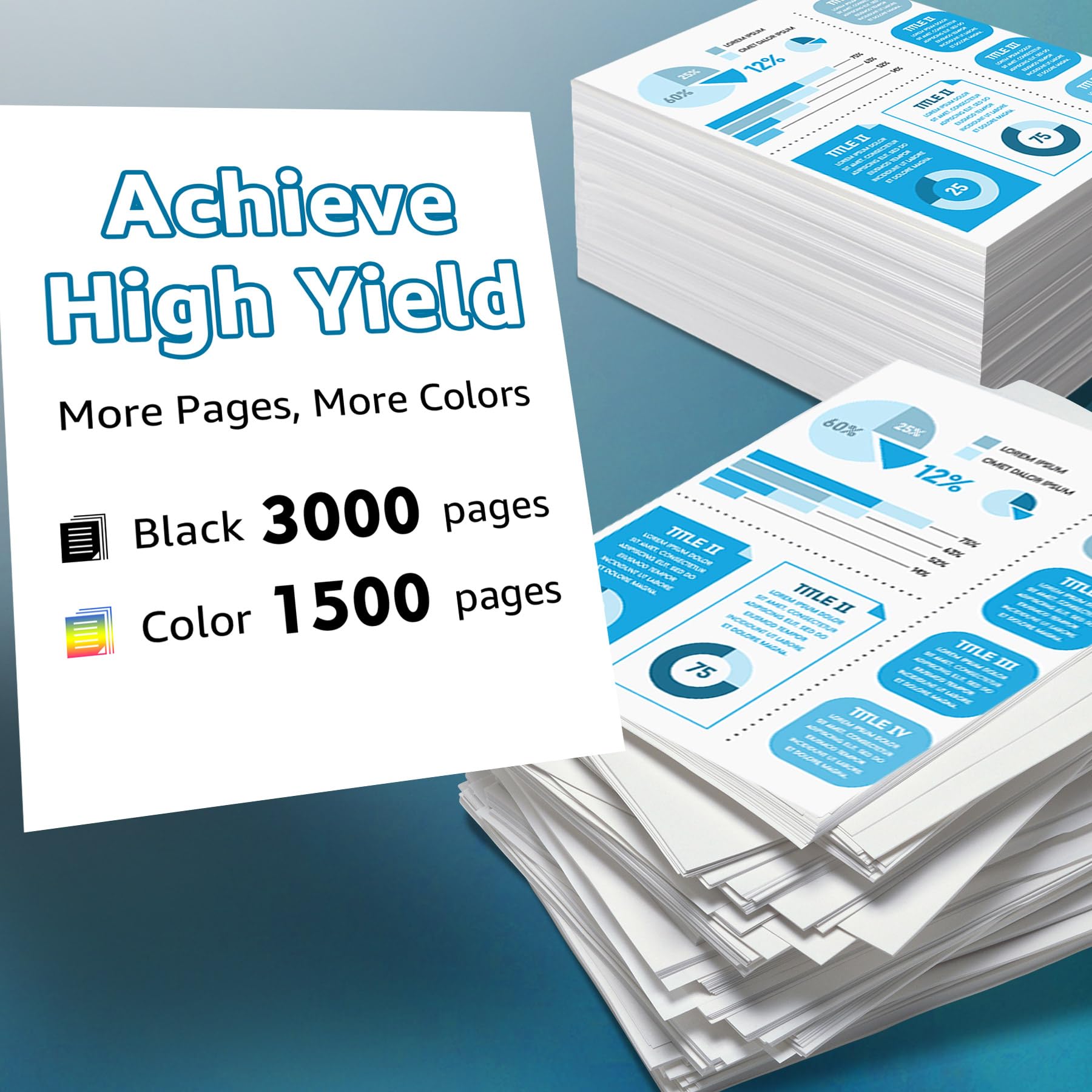 Palmtree LC3219XL Cartucce Compatibili per Brother LC-3219XL LC3219XL LC3217 Sostituzione per Brother MFC-J5330DW MFC-J6530DW MFC-J6930DW MFC-J5335DW MFC-J5730DW MFC-J5930DW MFC-J6935DW (5 Pack)