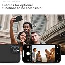 YATWIN Silicone Back Case for iPhone 11 Pro Max, Soft-Touch Phone Back Cover for Apple iPhone 11 Pro Max - Black gallery image