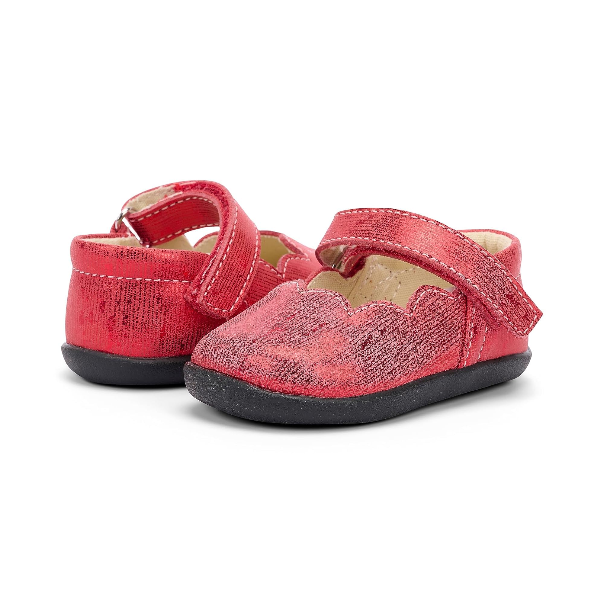 See Kai Run, Susie Mary Jane for Infants, Red Metallic, 6-7 Toddler
