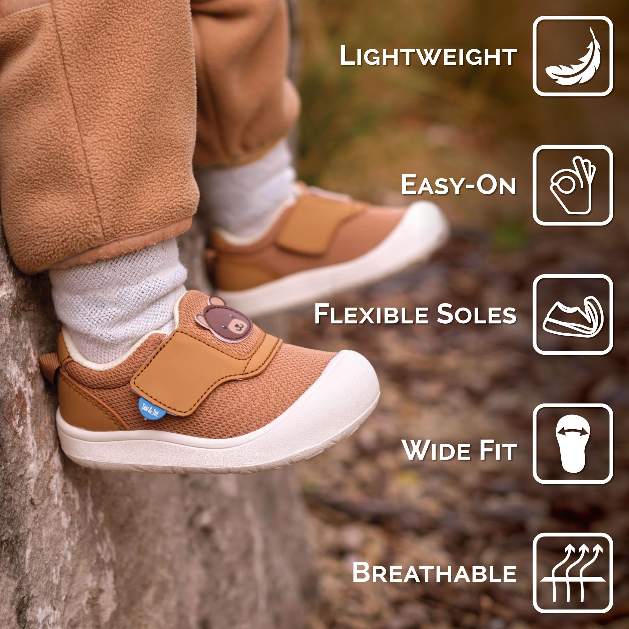 Jan & Jul Easy-On Toddler Mini-Flyer Scarpe