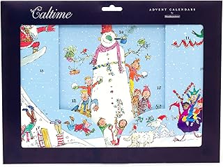 3D Quentin Blake Snow Time Christmas Advent Calendar | Snowman Advent Calendar Traditional Advent Calendar | Picture Advent Calendar Paper Advent Calendar