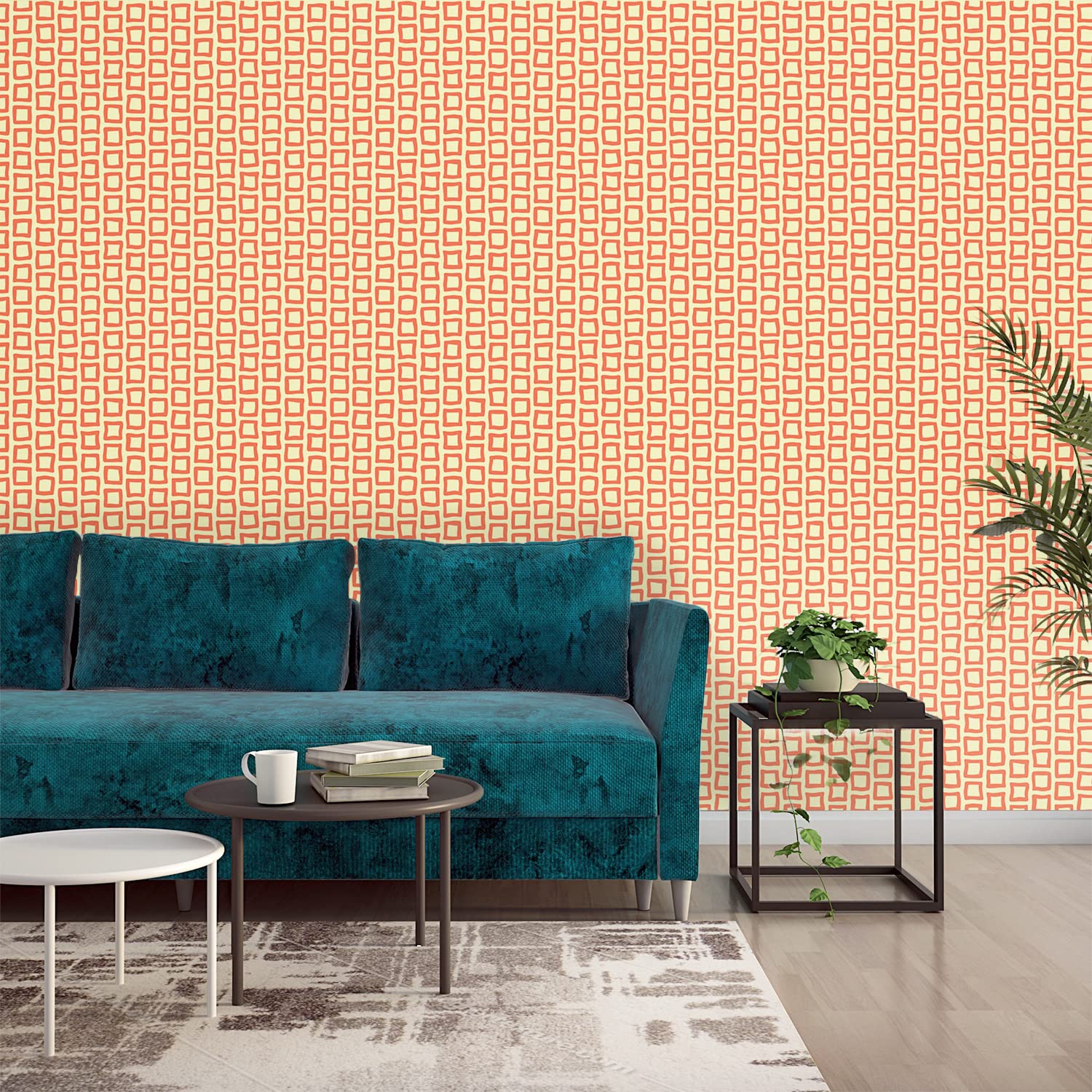 Asian Paints EzyCR8 P&S Chqrd Patterns - Light Orange : Amazon.in