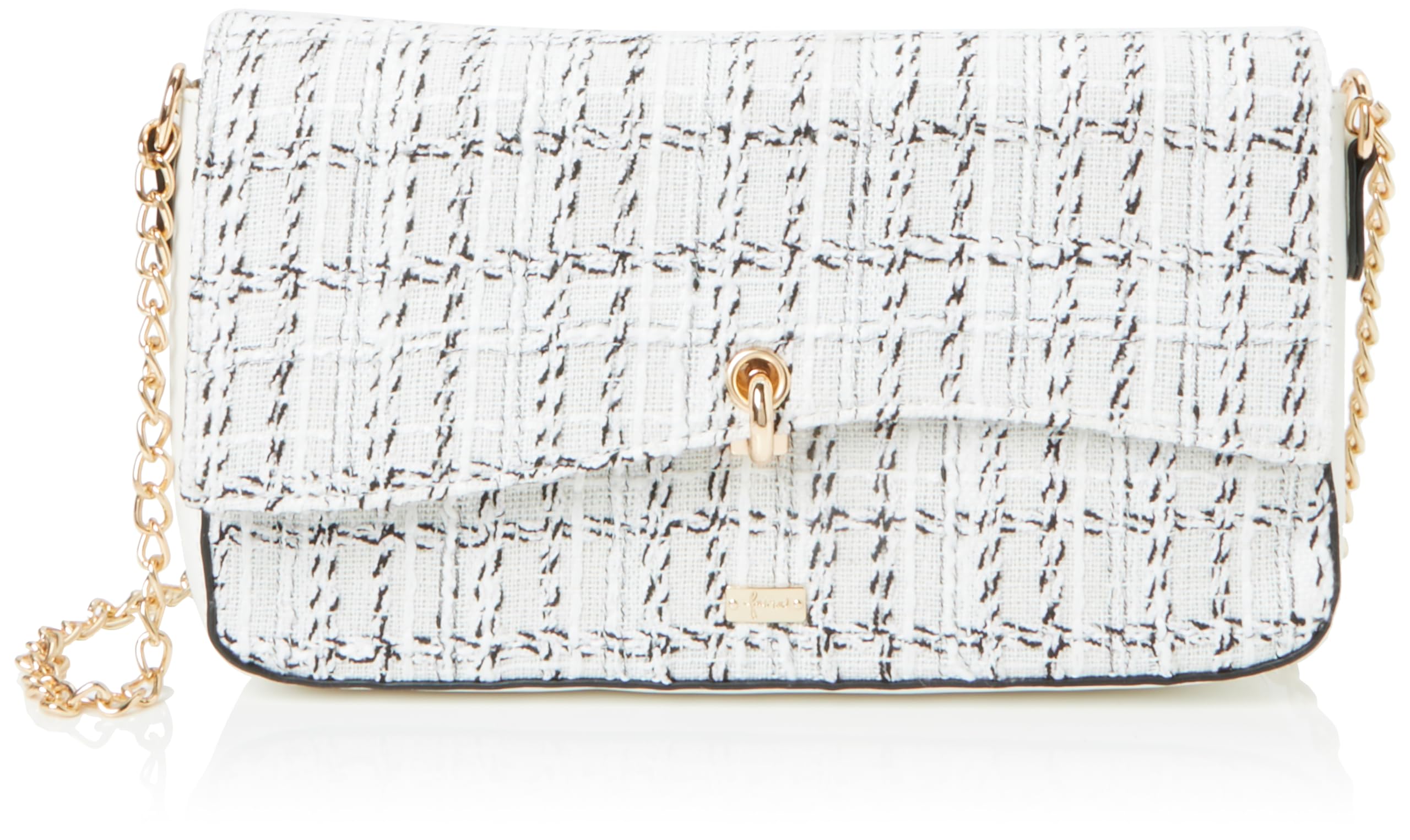 FENIA Women's Clutch/Evening Bag, White Multi-Coloured, One Size