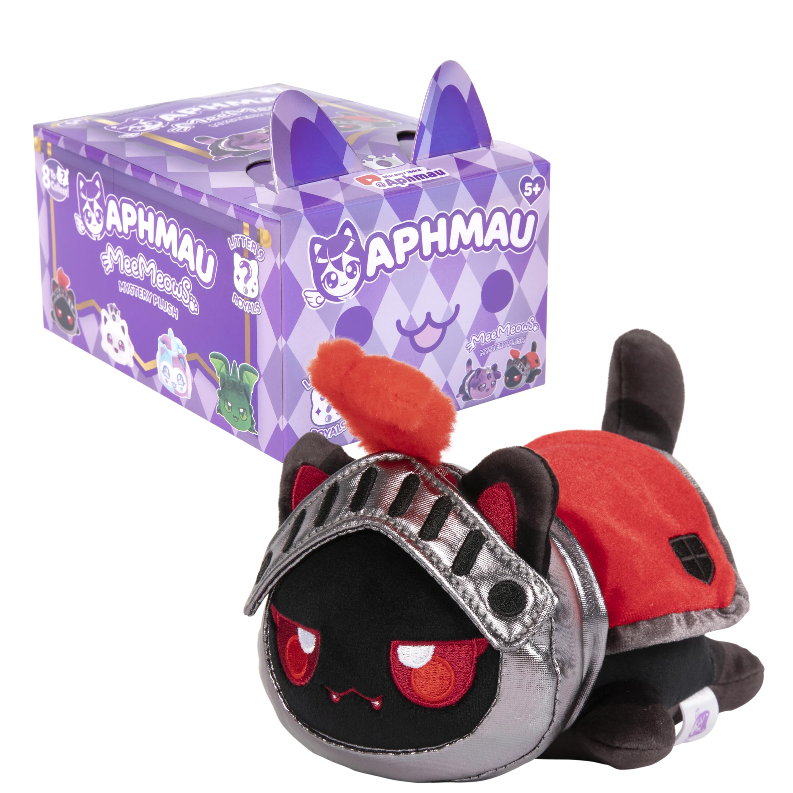 Aphmau MeeMeows Mystery Plush Royals Litter 9 Kolekcjonerskie miękkie zabawki Kolekcja Royals YouTube zabawki 8 do kolekcjonowania