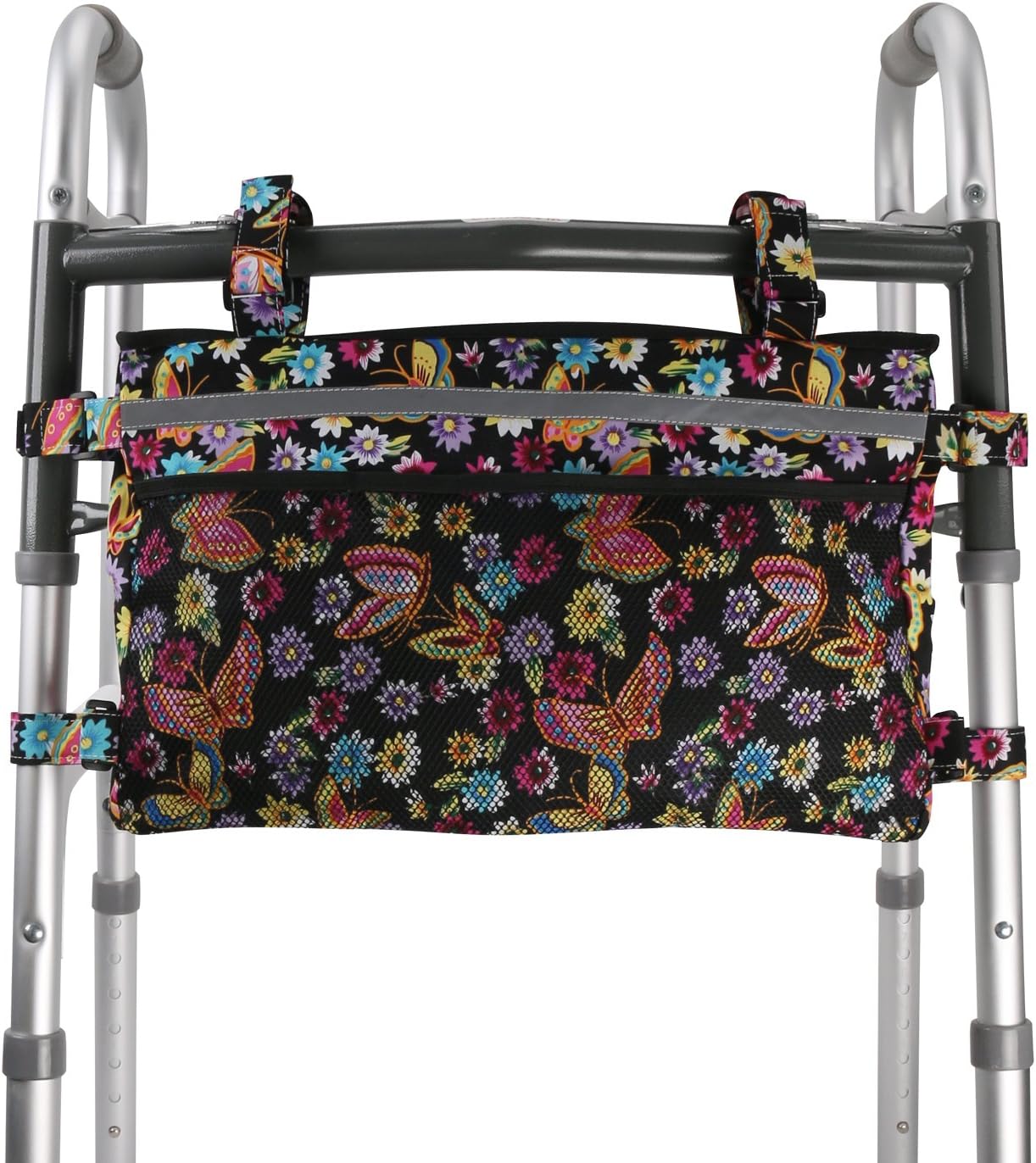 GUOER Walker Bag Suitable for Multiple Walking Aids Rollator Bag Multi-Size Multiple Colors (9.8Wx15.7L in,Color9801)