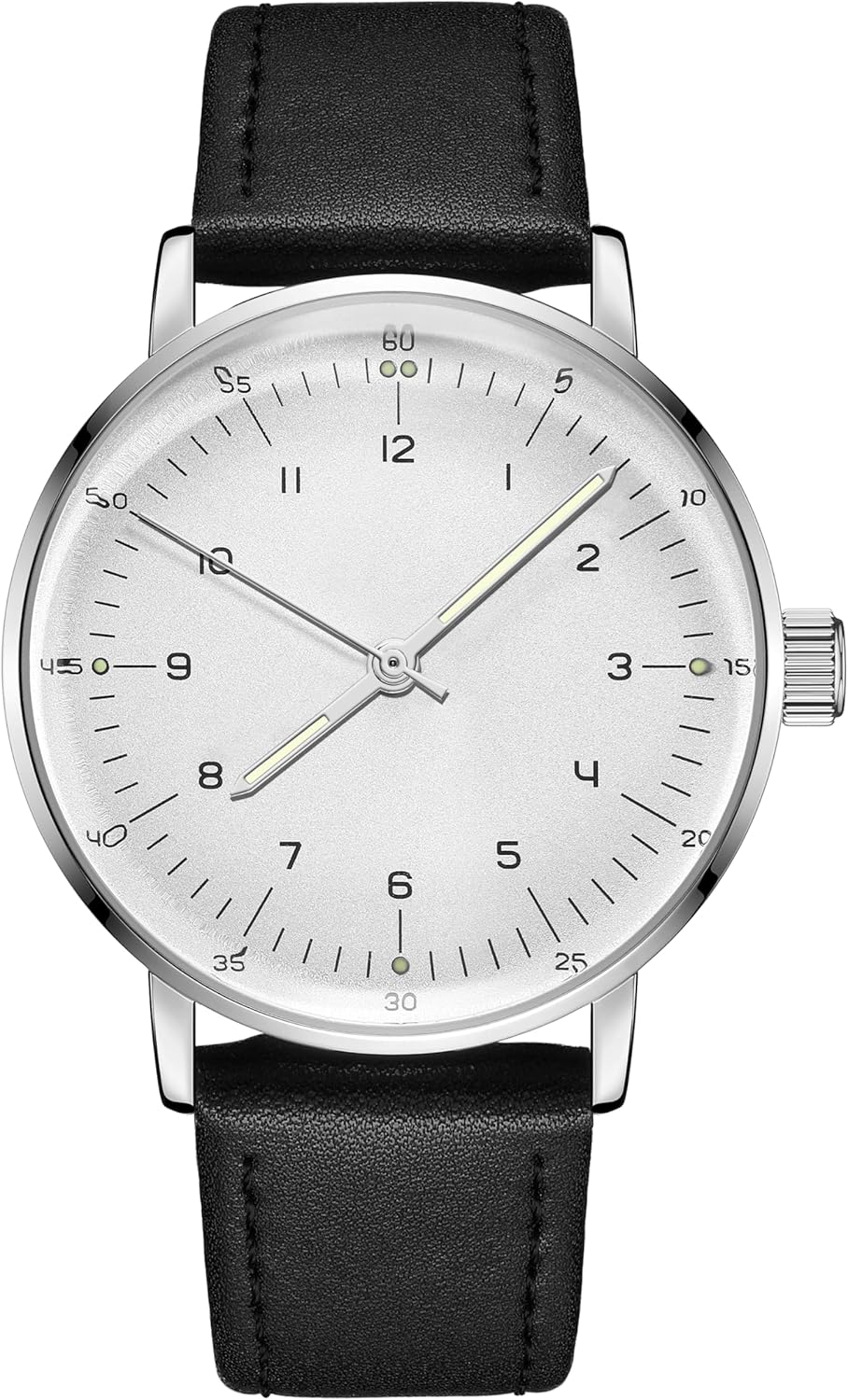 Vintage Mechanical Watch with Domed Glass Watch Mirror and