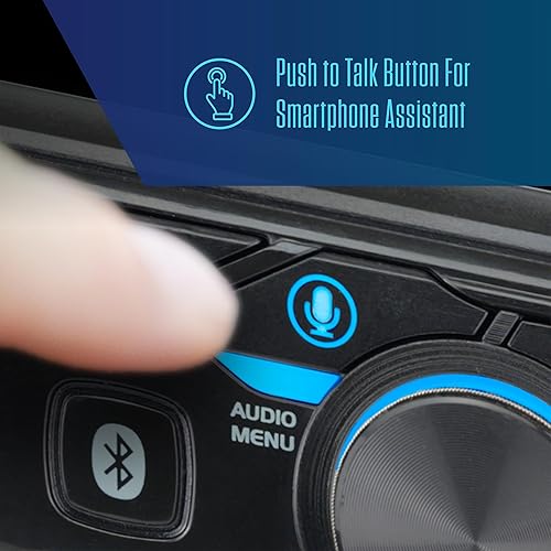 Miniatura 4 de Jensen CMR270 7-inch LED Digital Media Touch Screen Double DIN Car Stereo Radio | Push to Talk Assistant | Backup Camera Input | Bluetooth | USB