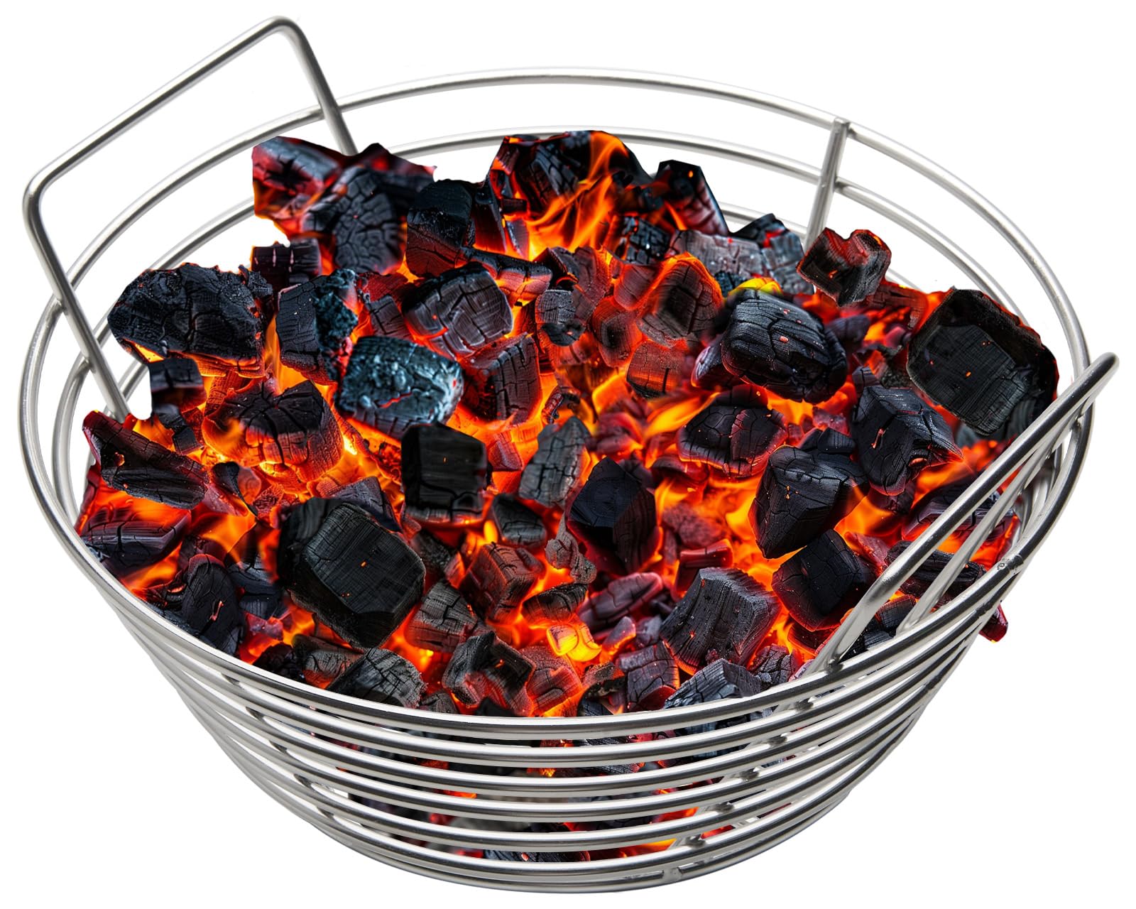 Replacement Kamado Joe JR Charcoal Grill Basket, Stainless Lump Ash Holder Parts