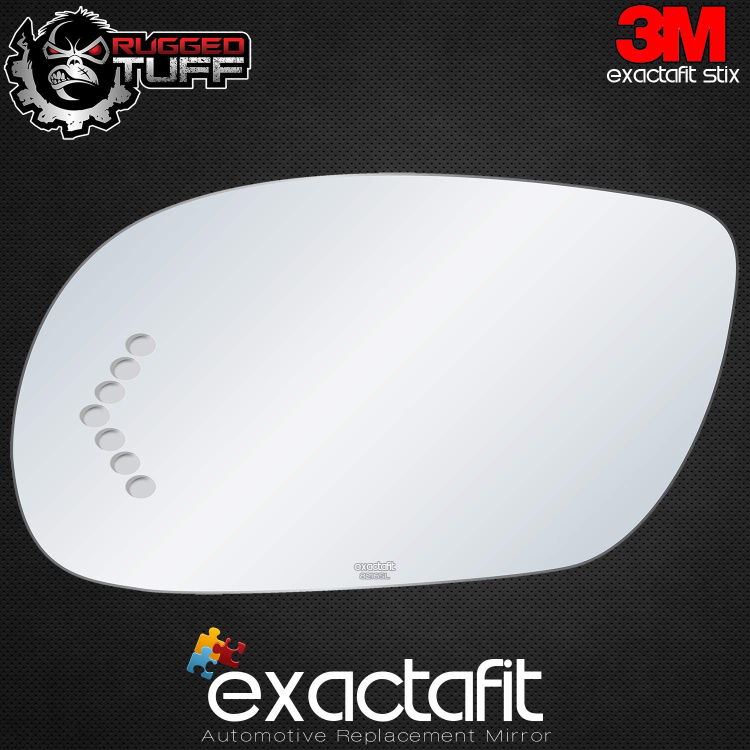 Amazon.com: exactafit 8216SL Driver Side Mirror Glass Replacement