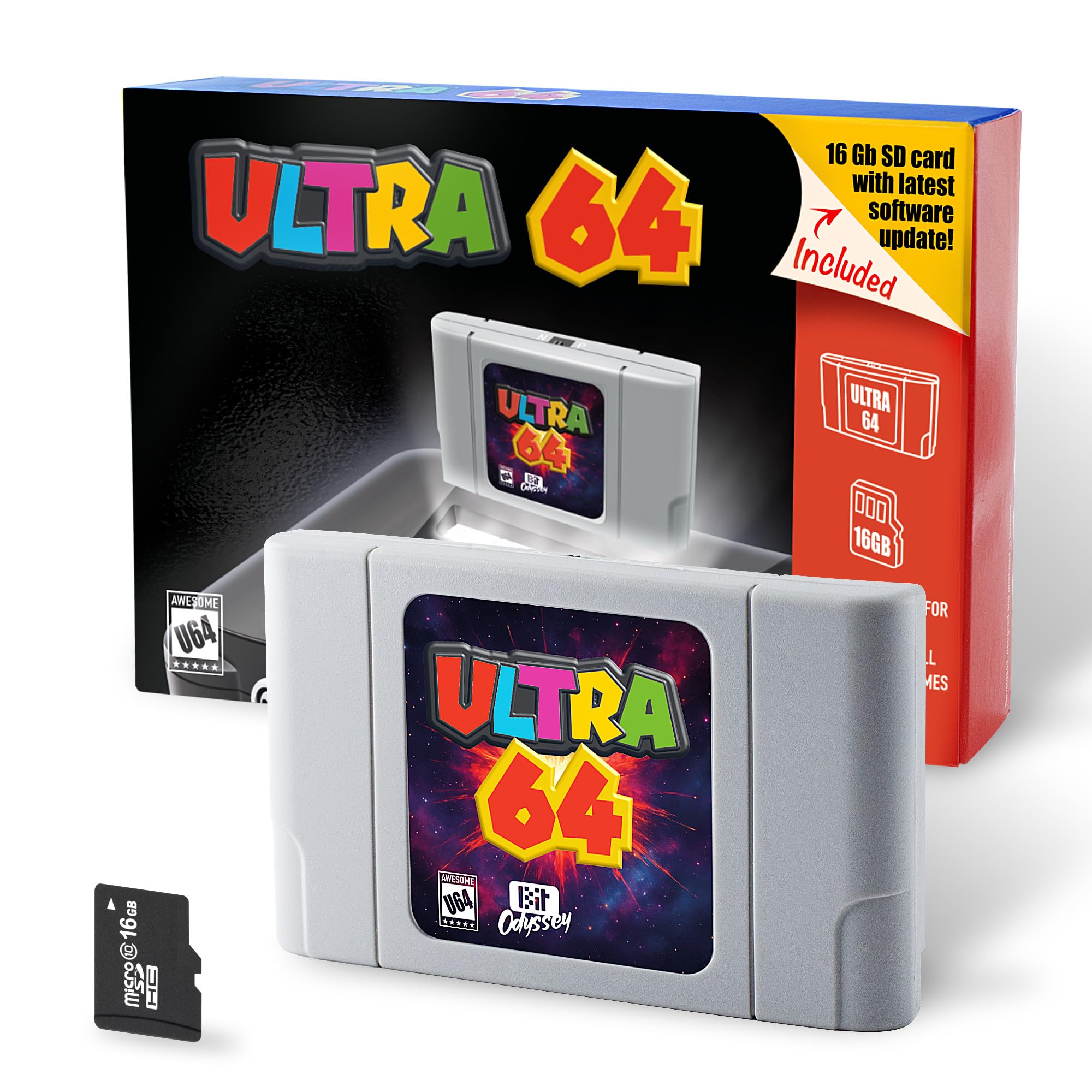 Amazon.com: Ultra 64 Flash Cart for N64 + 16 Gb SD Card. : Video Games