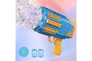 Petrella Bubble Gun Bubble Machine Gun Automatic Bazooka Bubble Machine Gun, Electric...