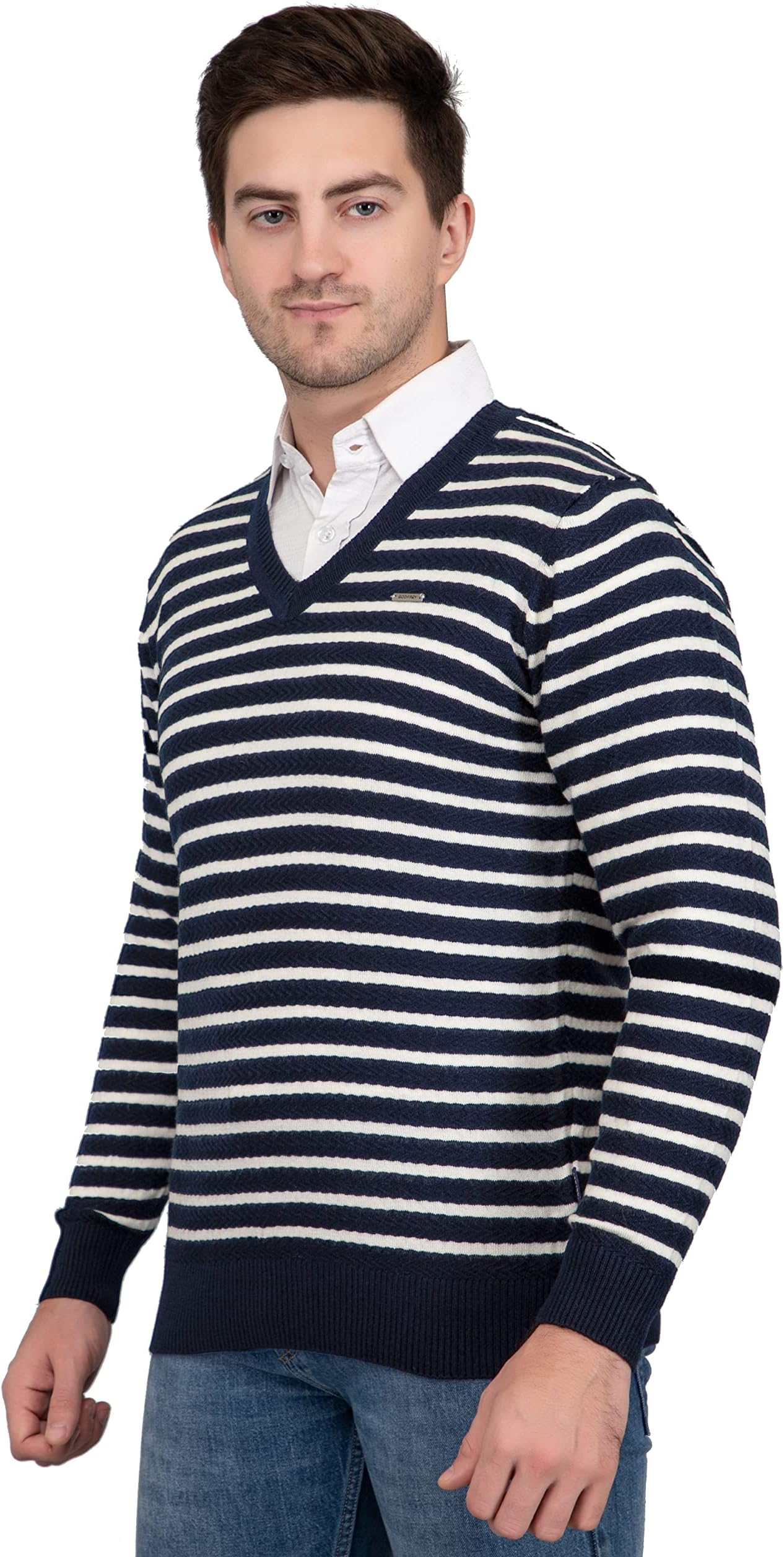 V Neck Full Sleeve Sweater for Man Winter Pullover