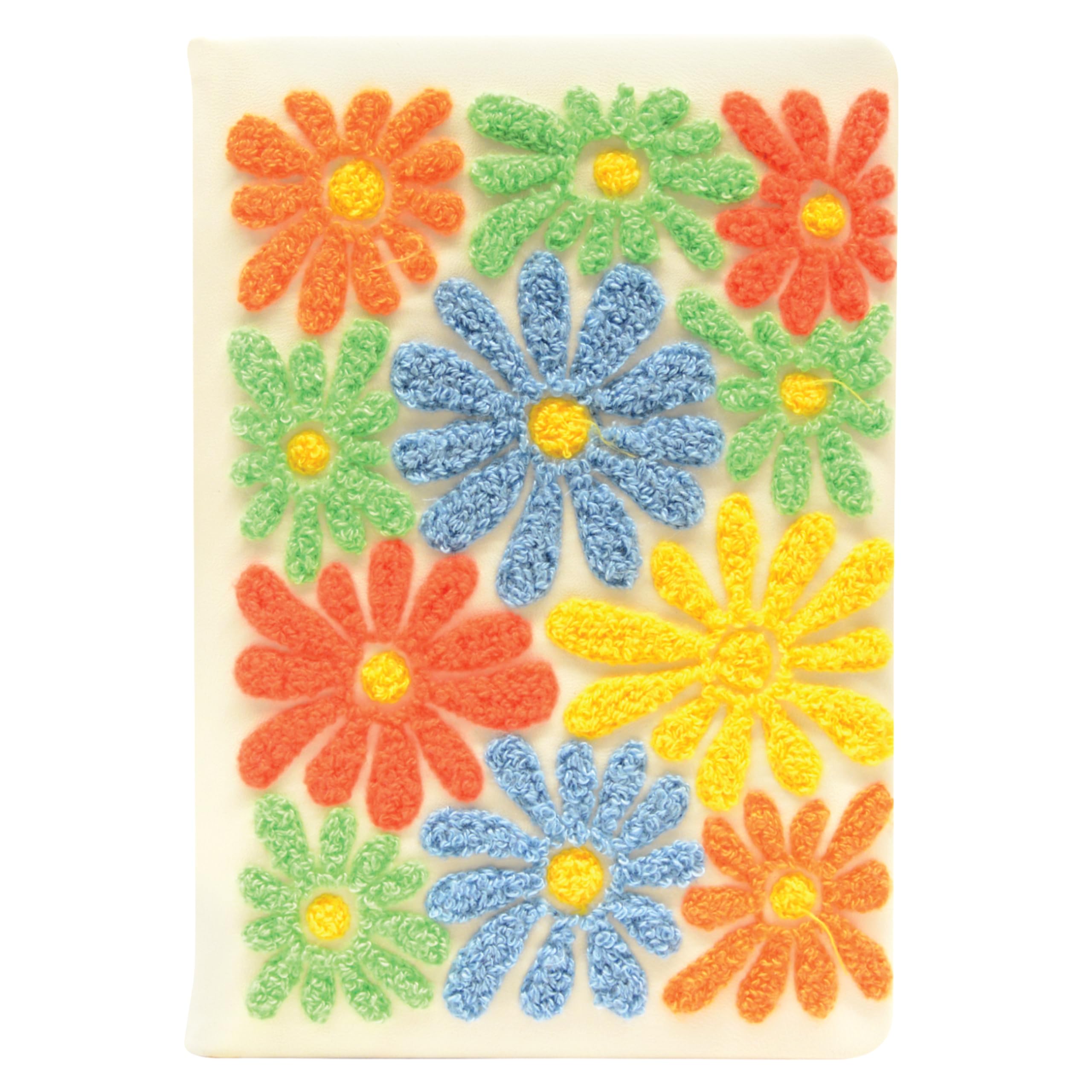 Mynote A5 Çiçek Nakışlı Defter Krem 80 Yp Büyük Çiçek