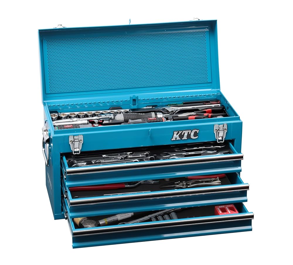 Amazon | KTC 9.5sq. 91点 工具セット キングフィッシャーブルー