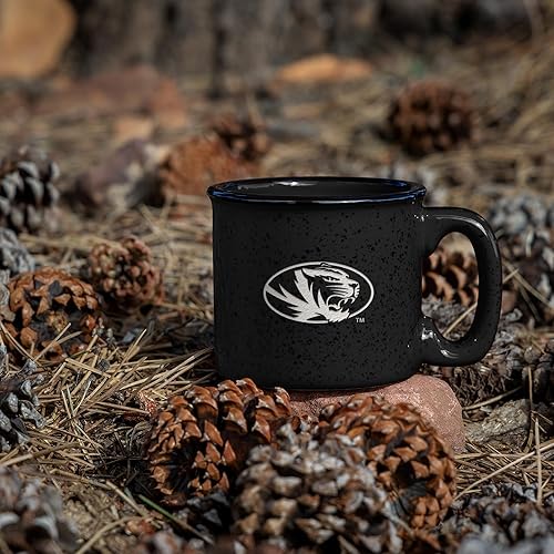 Miniatura 141 de Rico Industries NCAA Utah Utes - Taza de café personalizada de 12 onzas con logotipo grabado con láser profundo, taza de cerámica para acampar con