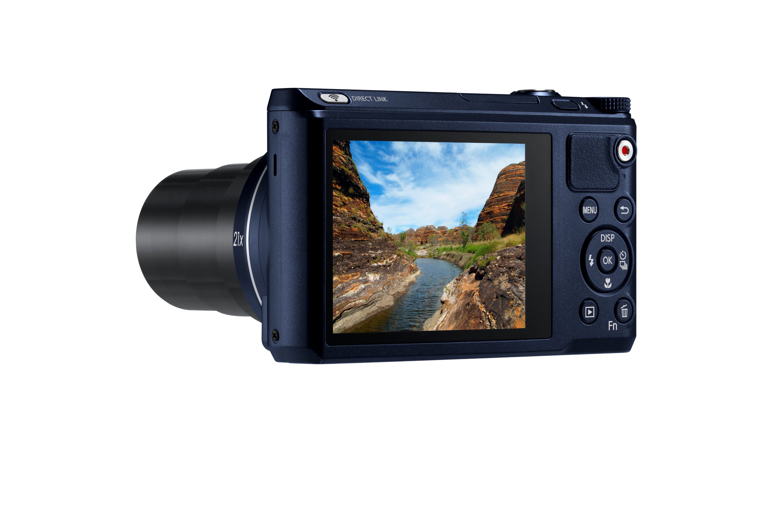 Samsung WB800F 16.3MP CMOS Smart Wi-Fi Digital Camera with 21x