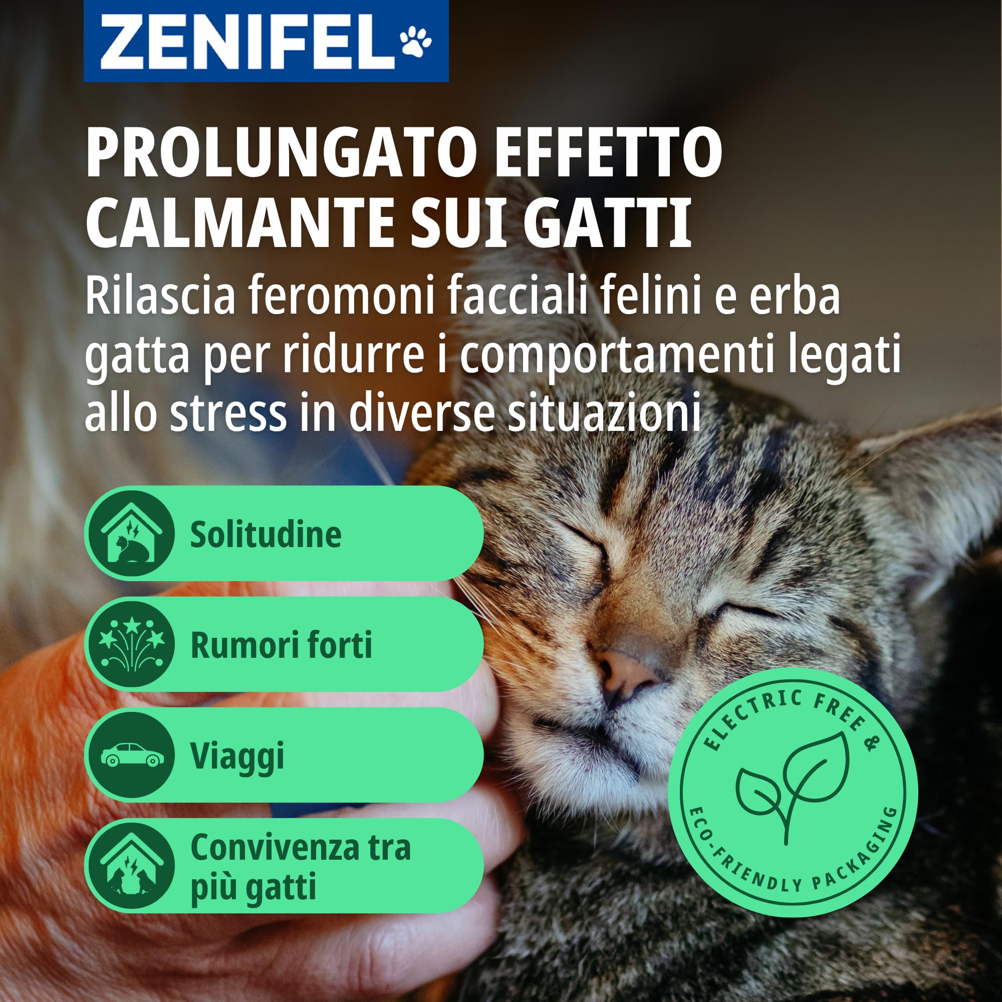 VIRBAC 230 gr, diffusore di feromoni calmanti in Gel, con Erba gatta, per comportamenti legati allo Stress