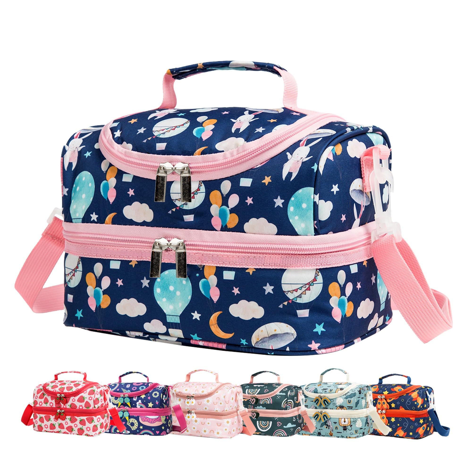 Life On Track Sacs à Déjeuner Isothermes à Double Compartiment Pour